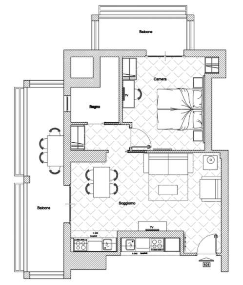 Residence Elisabetta Cesenatico Exteriör bild